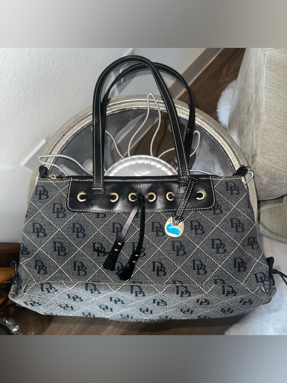 Dooney & Bourke Black Logo Bag
